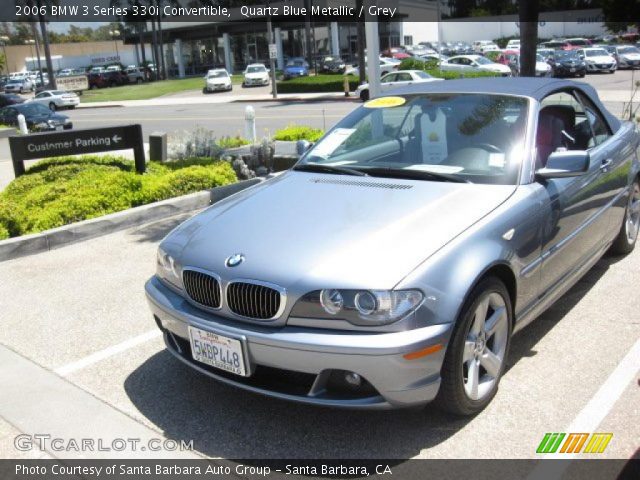 2006 BMW 3 Series 330i Convertible in Quartz Blue Metallic