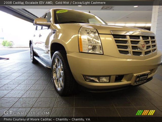 2008 Cadillac Escalade ESV AWD in Gold Mist