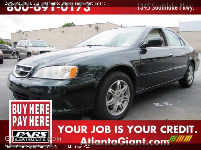 2000 Acura TL 3.2 in Flamenco Black Pearl
