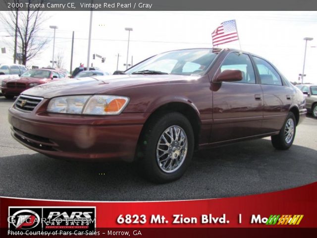 2000 Toyota Camry CE in Vintage Red Pearl