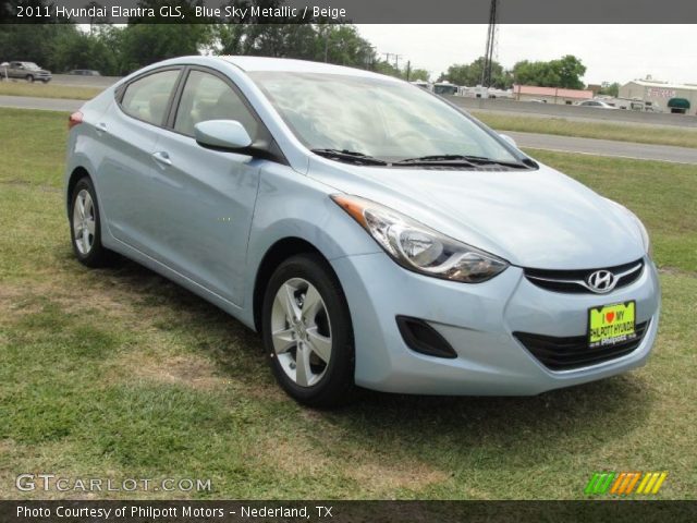 2011 Hyundai Elantra GLS in Blue Sky Metallic