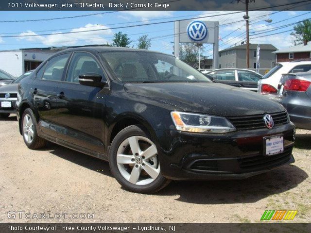 2011 Volkswagen Jetta TDI Sedan in Black