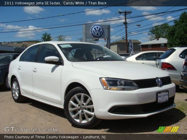 2011 Volkswagen Jetta SE Sedan in Candy White
