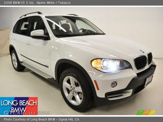 2008 BMW X5 3.0si in Alpine White