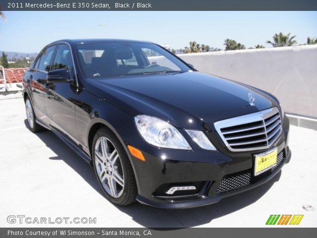 2011 Mercedes-Benz E 350 Sedan in Black