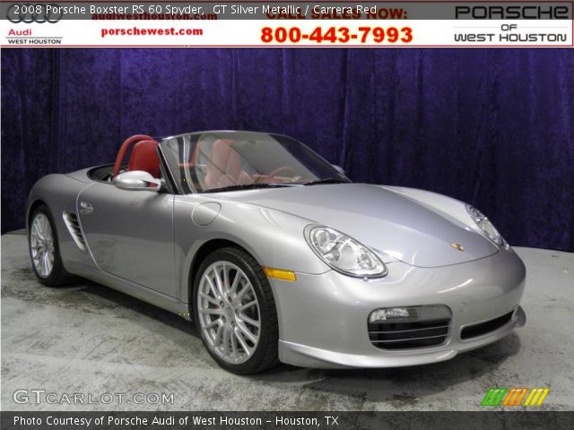 2008 Porsche Boxster RS 60 Spyder in GT Silver Metallic