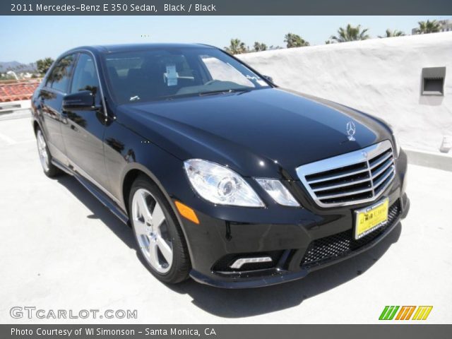 2011 Mercedes-Benz E 350 Sedan in Black