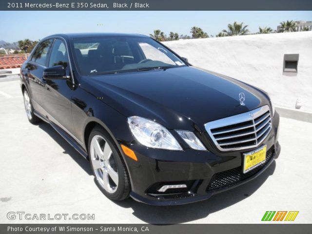 2011 Mercedes-Benz E 350 Sedan in Black