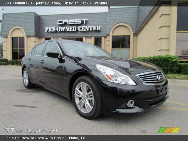 2010 Infiniti G 37 Journey Sedan in Obsidian Black