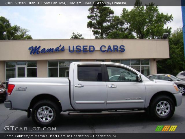 2005 Nissan Titan LE Crew Cab 4x4 in Radiant Silver