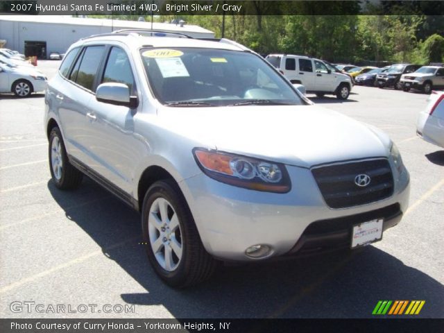 2007 Hyundai Santa Fe Limited 4WD in Bright Silver