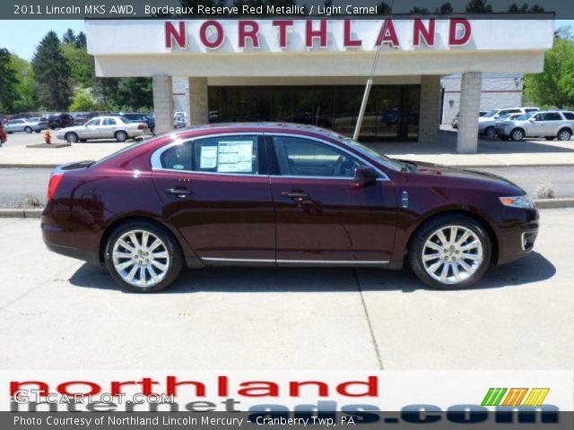 2011 Lincoln MKS AWD in Bordeaux Reserve Red Metallic