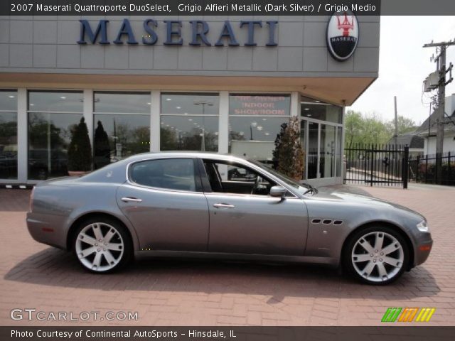 2007 Maserati Quattroporte DuoSelect in Grigio Alfieri Metallic (Dark Silver)