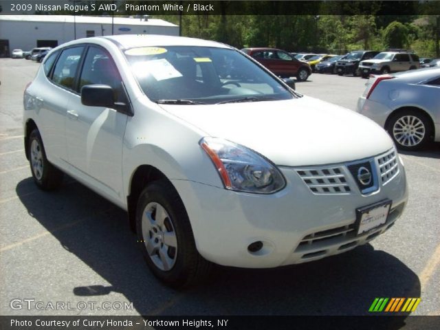 2009 Nissan Rogue S AWD in Phantom White