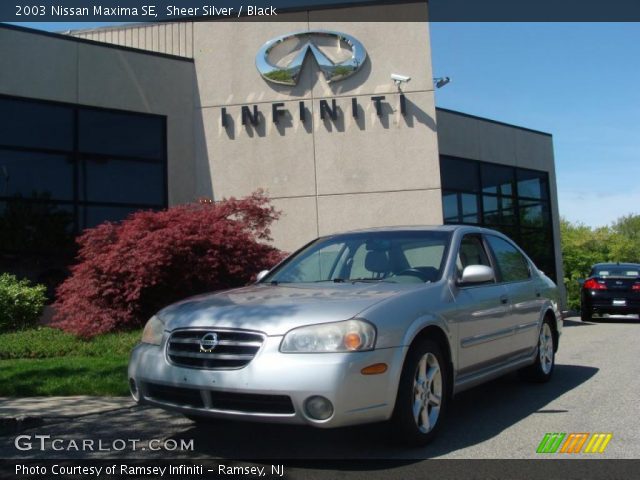 2003 Nissan Maxima SE in Sheer Silver