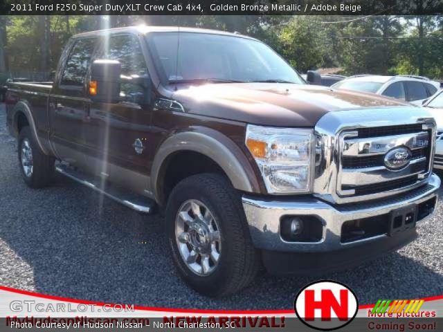 2011 Ford F250 Super Duty XLT Crew Cab 4x4 in Golden Bronze Metallic