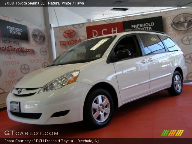 2008 Toyota Sienna LE in Natural White