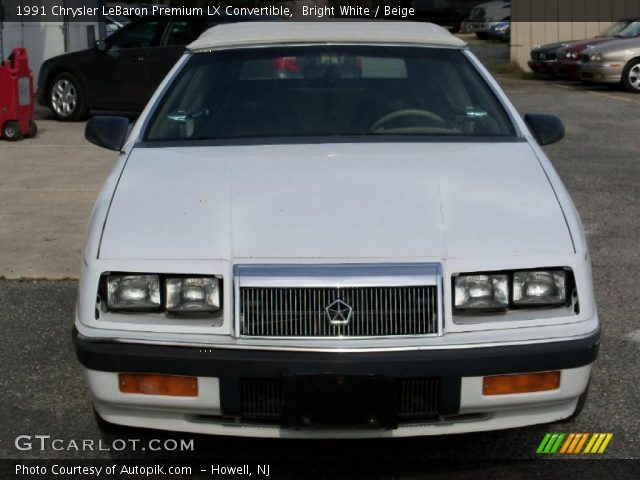 1991 Chrysler LeBaron Premium LX Convertible in Bright White