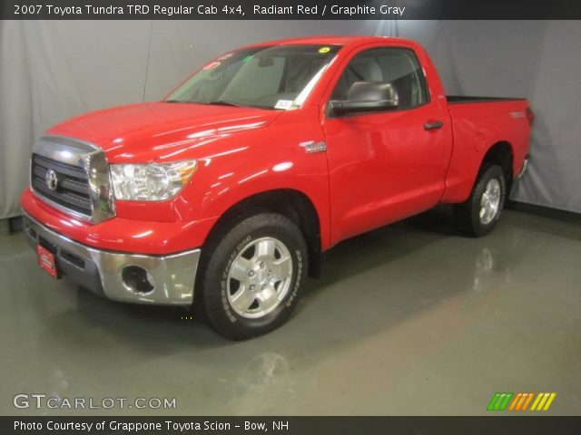 2007 Toyota Tundra TRD Regular Cab 4x4 in Radiant Red