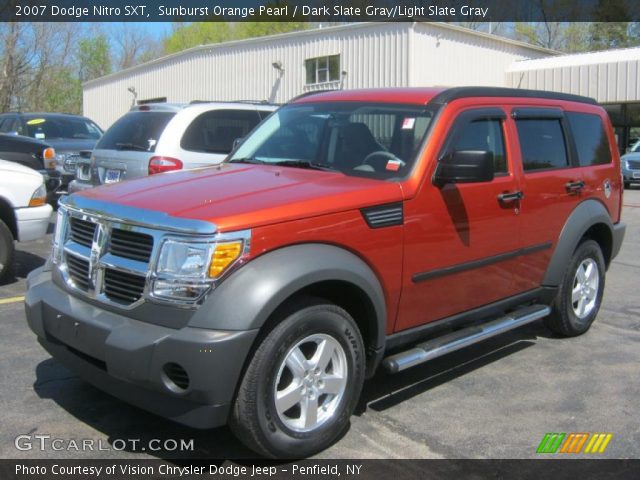 2007 Dodge Nitro SXT in Sunburst Orange Pearl
