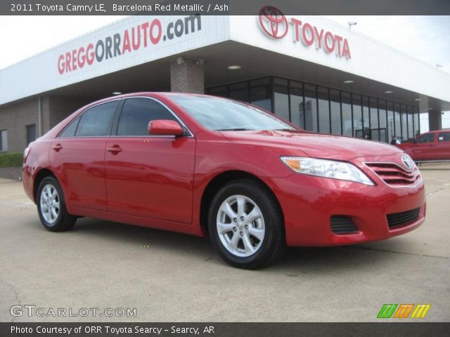 2011 Toyota Camry LE in Barcelona Red Metallic