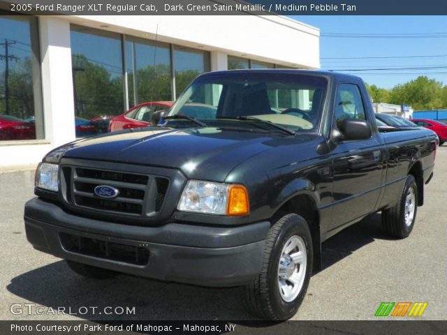 2005 Ford Ranger XLT Regular Cab in Dark Green Satin Metallic