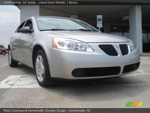2006 Pontiac G6 Sedan in Liquid Silver Metallic