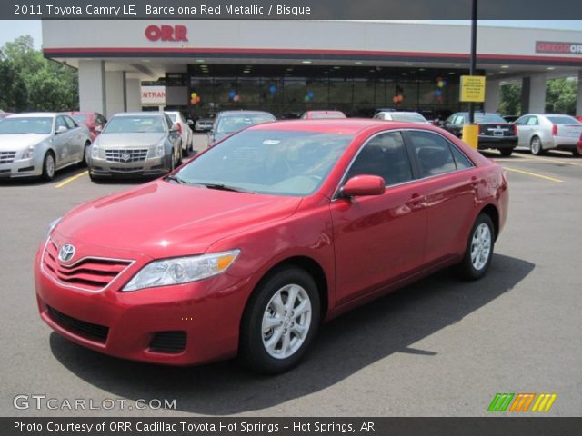 2011 Toyota Camry LE in Barcelona Red Metallic