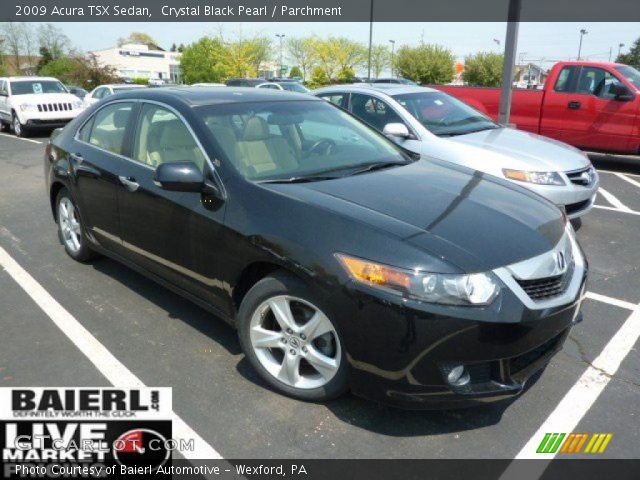 2009 Acura TSX Sedan in Crystal Black Pearl