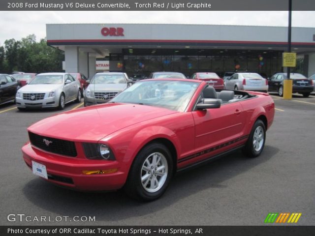 2008 Ford Mustang V6 Deluxe Convertible in Torch Red