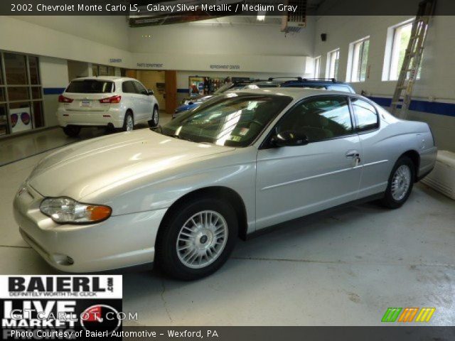 2002 Chevrolet Monte Carlo LS in Galaxy Silver Metallic