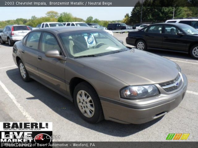 2003 Chevrolet Impala  in Bronzemist Metallic