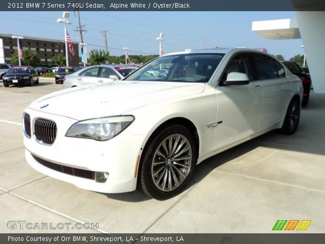 2012 BMW 7 Series 740Li Sedan in Alpine White