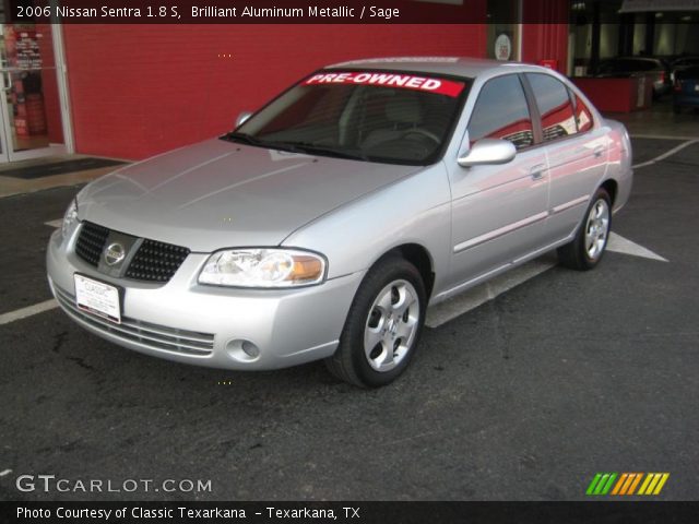 2006 Nissan Sentra 1.8 S in Brilliant Aluminum Metallic