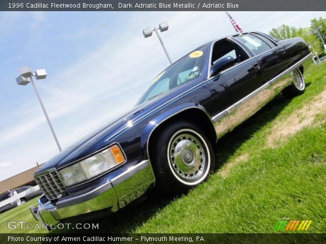 1996 Cadillac Fleetwood Brougham in Dark Adriatic Blue Metallic