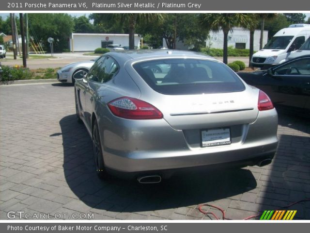 2011 Porsche Panamera V6 in Platinum Silver Metallic