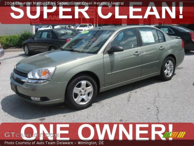 2004 Chevrolet Malibu LT V6 Sedan in Silver Green Metallic