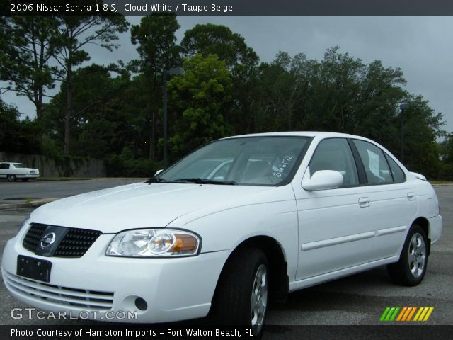 2006 Nissan Sentra 1.8 S in Cloud White