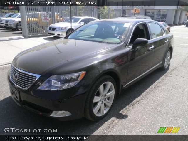 2008 Lexus LS 600h L Hybrid in Obsidian Black