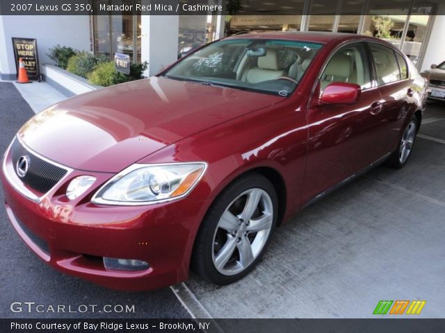 2007 Lexus GS 350 in Matador Red Mica