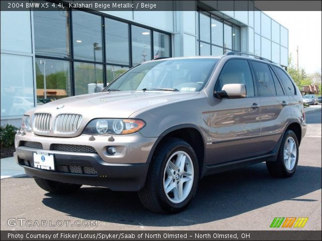 2004 BMW X5 4.4i in Kalahari Beige Metallic