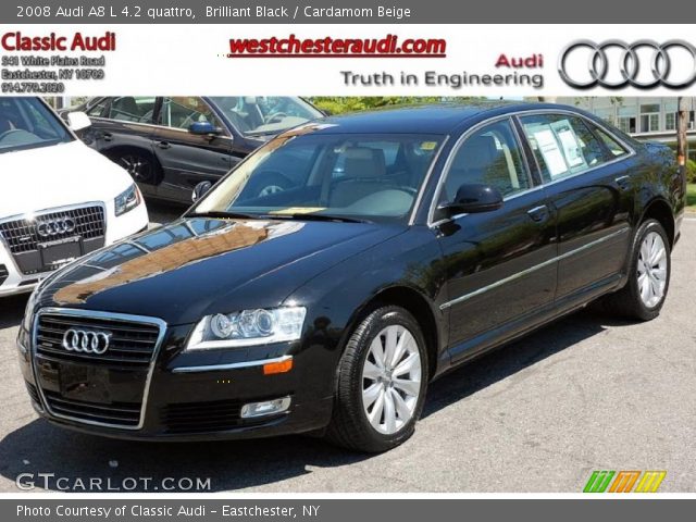 2008 Audi A8 L 4.2 quattro in Brilliant Black