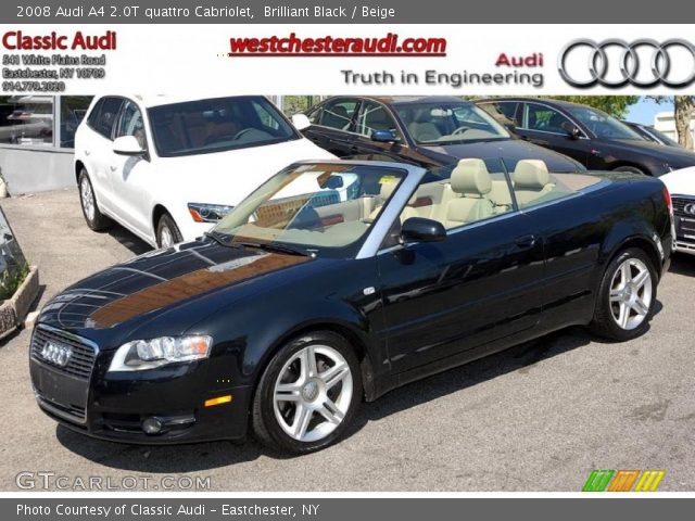 2008 Audi A4 2.0T quattro Cabriolet in Brilliant Black