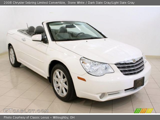 2008 Chrysler Sebring Limited Convertible in Stone White