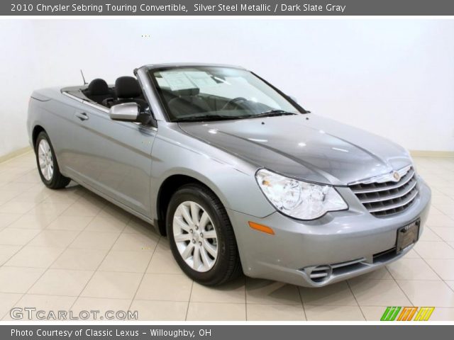 2010 Chrysler Sebring Touring Convertible in Silver Steel Metallic