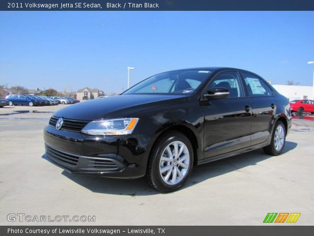 2011 Volkswagen Jetta SE Sedan in Black