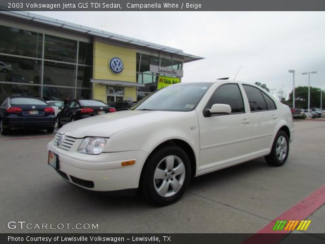 2003 Volkswagen Jetta GLS TDI Sedan in Campanella White