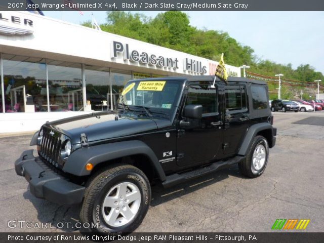 2007 Jeep Wrangler Unlimited X 4x4 in Black