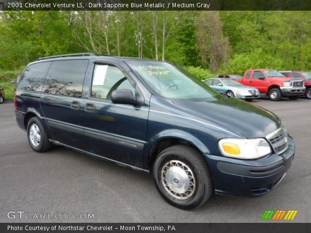 2001 Chevrolet Venture LS in Dark Sapphire Blue Metallic