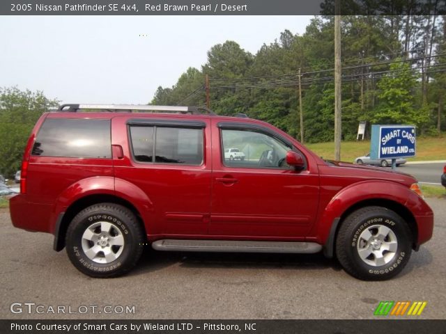 2005 Nissan Pathfinder SE 4x4 in Red Brawn Pearl